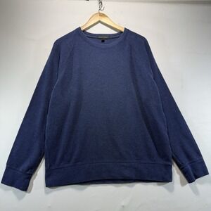 Banana Republic Heavy Long Sleeve Knit Sweater Fits Men's Large Blue